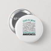 Daarom hebben we Ehlers Danlos-bewustzijn nodig Ronde Button 5,7 Cm (Voorkant /achterkant)