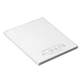 Daarom laat je altijd een gearresteerde nota achte notitieblok (Schuin)