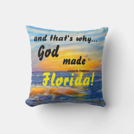 DAAROM MAAKTE GOD FLORIDA OCEAN PILLOW KUSSEN