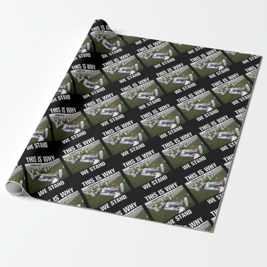 DAAROM STAAN WIJ HIER CADEAUPAPIER (Uitgerold)