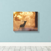 Daas in het bos canvas afdruk (Insitu (Houten vloer))