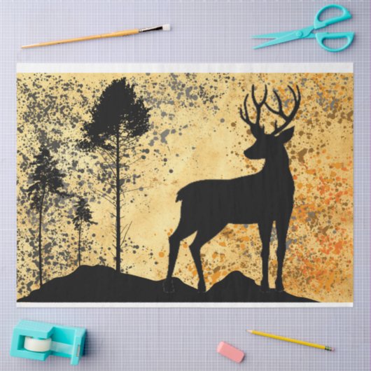 Daas in het bos tissuepapier (Craft)