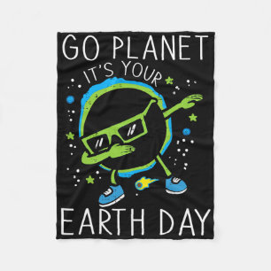 Dab Aarde Zonsverduistering Ga naar planeet Zijn A Fleece Deken
