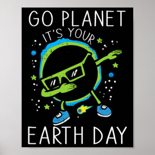Dab Aarde Zonsverduistering Ga naar planeet Zijn A Poster