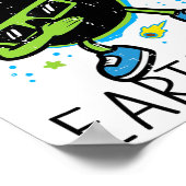 Dab Aarde Zonsverduistering Ga naar planeet Zijn A Poster (Hoek)