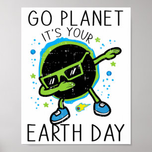 Dab Aarde Zonsverduistering Ga naar planeet Zijn A Poster