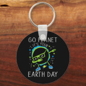 Dab Aarde Zonsverduistering Ga naar planeet Zijn A Sleutelhanger (Voorkant)