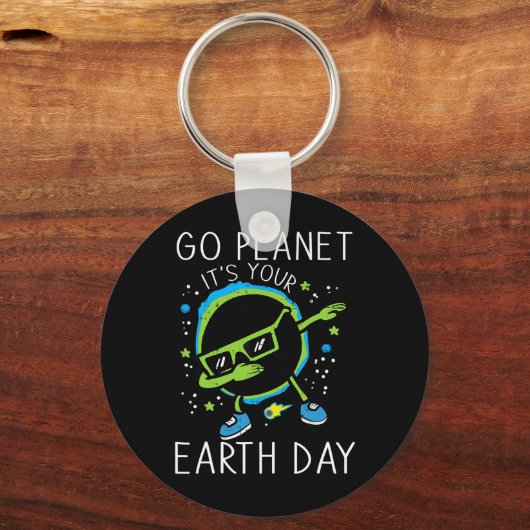 Dab Aarde Zonsverduistering Ga naar planeet Zijn A Sleutelhanger (Voorkant)