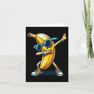 Dab Banana Dancing Dabbing Banaan Fruit Meme Kaart