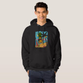 Dab Beach Fruit Tropical Summer Vacation Dabbing P Hoodie (Voorkant volledig)