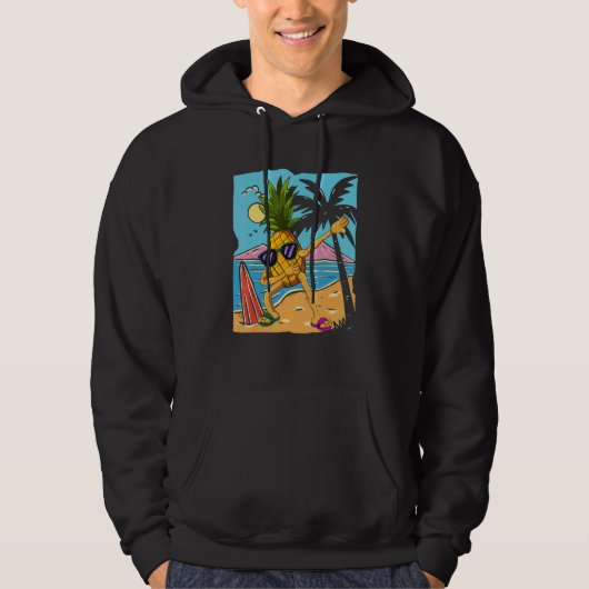 Dab Beach Fruit Tropical Summer Vacation Dabbing P Hoodie (Voorkant)