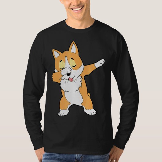 Dab Corgi Dabbing Corgi T-shirt (Voorkant)