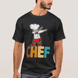 Dab Dabbing Chef Cooking Guru Cook Retro Culinair T-shirt