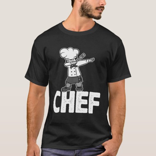 Dab Dabbing Chef Cooking Guru Cook Retro Culinary T-shirt (Voorkant)