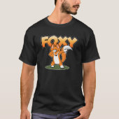 Dab Dabbing danst Disco Foxy Fox T-shirt (Voorkant)