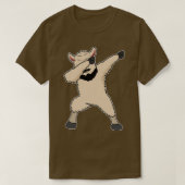 Dab Dabbing Lama Beard Camelidae Cool Llama Gift T-shirt (Design voorkant)
