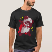 Dab Dabbing Move Panda Bear with Cape Dance Dabbin T-shirt (Voorkant)