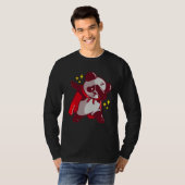 Dab Dabbing Move Panda Bear with Cape Dance Dabbin T-shirt (Voorkant volledig)