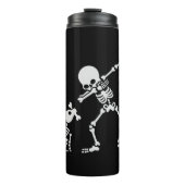 Dab dabbing skeleton Pet Dog Bone Thermosbeker (Voorkant)