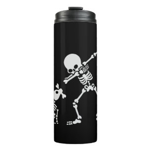 Dab dabbing skeleton Pet Dog Bone Thermosbeker