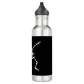 Dab dabbing skeleton Pet Dog Bone Waterfles (Rechts)