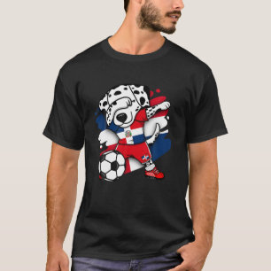 Dab Dalmatian Dominicaanse Republiek Soccer Fans J T-shirt