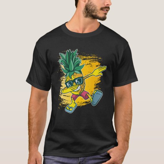 dab dance dabbing ananas t-shirt (Voorkant)