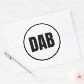DAB - Daytona Beach Classic Round Sticker (Envelop)