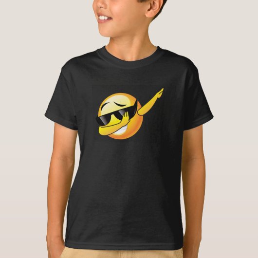 Dab Emoji kinder t shirt (Voorkant)