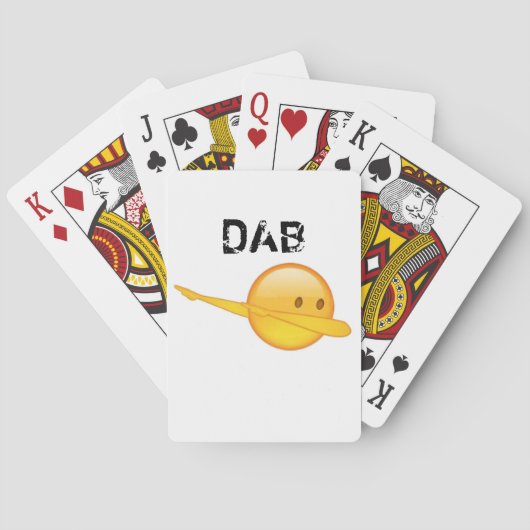 Dab emoji-speelkaarten speelkaarten (Achterkant)