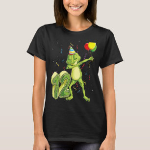 Dab Frog 12th Birthday Twelve 12 Years Old Bday Ki T-shirt