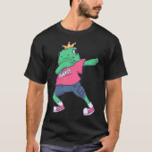 dab Frog Ribbit King Quack dabbing T-shirt (Voorkant)