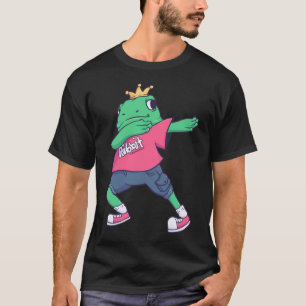 dab Frog Ribbit King Quack dabbing T-shirt