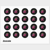 Dab Fruit Dancing Dabbing Dragon Fruit Meme Ronde Sticker (Vel)