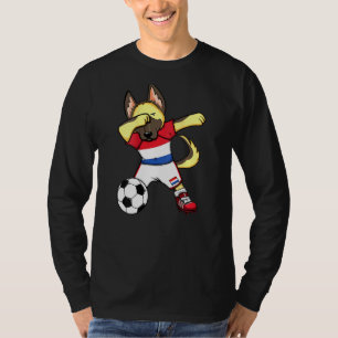 Dab German Shepherd Nederland Soccer Fans Jersey T-shirt