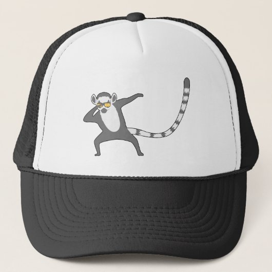 Dab lemur trucker pet (Voorkant)
