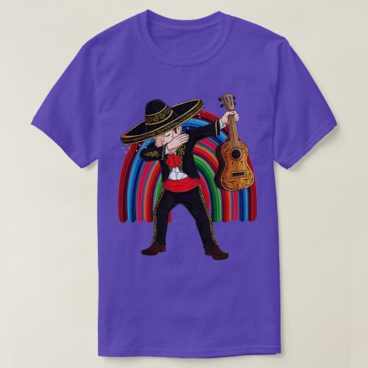 Dab Mexican Mariachi Costume Charro Cinco De Mayo T-shirt (Design voorkant)