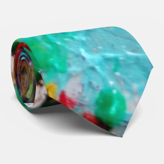 Dab of Paint Stropdas (Opgerold)