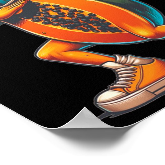 Dab Papaya Dansen Dabbing Papaya Fruit met Sungl Poster (Hoek)