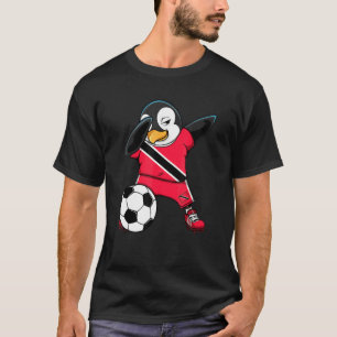 Dab Penguin Trinidad en Tobago Soccer Fans Jersey T-shirt