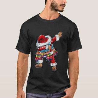 Dab Santa Claus met Mexicaanse Poncho is dood T-shirt