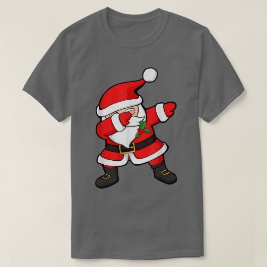 Dab Santa Funny Dabbing Kerstmis T-shirt (Design voorkant)