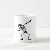 Dab skelet dabbing skelet - schedel mannen shirt koffiemok (Center)