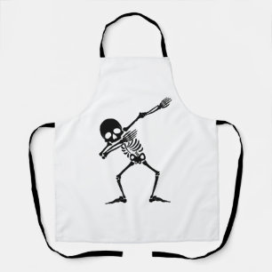 Dab skelet dabbing skelet - schedel mannen shirt schort