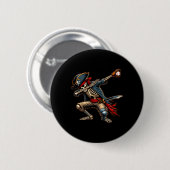 Dab Skeleton Dabbing Skeleton Pirate Baseball Ronde Button 5,7 Cm (Voorkant /achterkant)