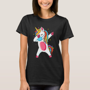 Dab Unicorn Dabbing Unicorn Mouth Guard Breathing T-shirt