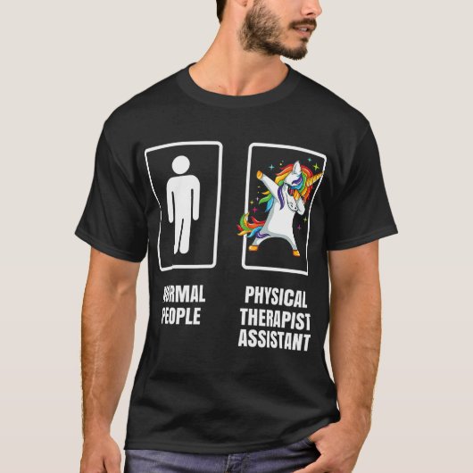 Dababricorn Physical Therapist Assistant PT T-shirt (Voorkant)
