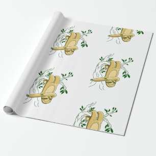dabans hangend slokje grappig cadeaupapier