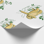 dabans hangend slokje grappig cadeaupapier (Hoek)