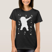 dabbabberdans met muziekcode t-shirt (Voorkant)